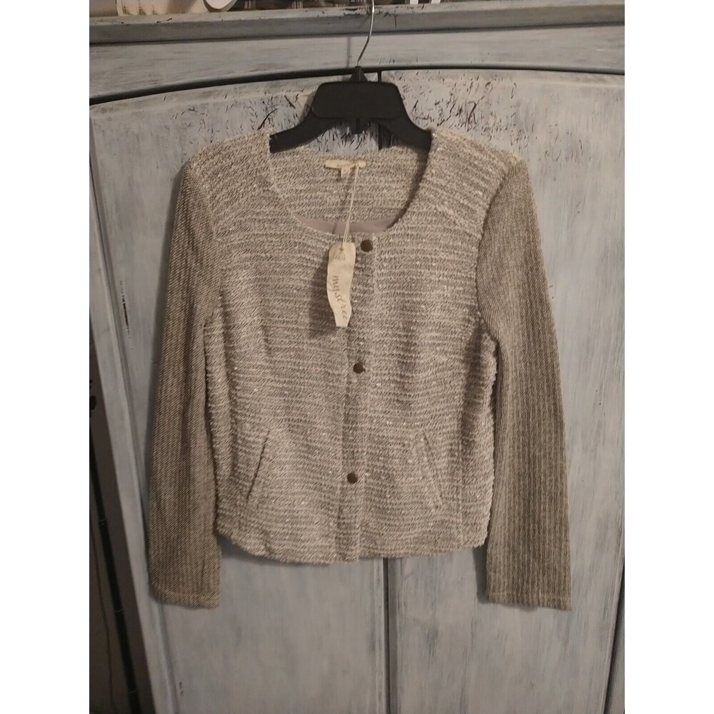 Mystree Zippered Jacket  Small NWT Business Officey Classy